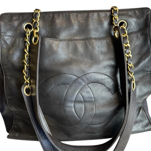 CHANEL CC LAMBSKIN LEATHER SHOULDER BAG EXPRESSO DARK BROWN - Picture 13 of 13